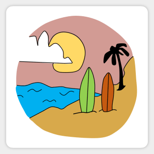 Beach Day! Sticker